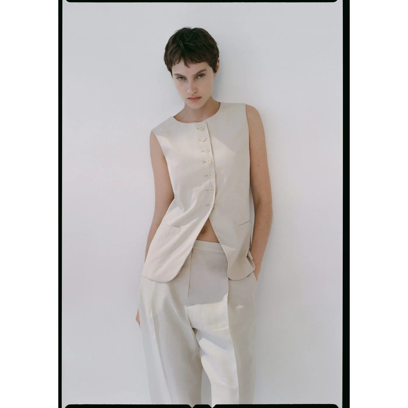 Manteau Greta - Beige - Image 7