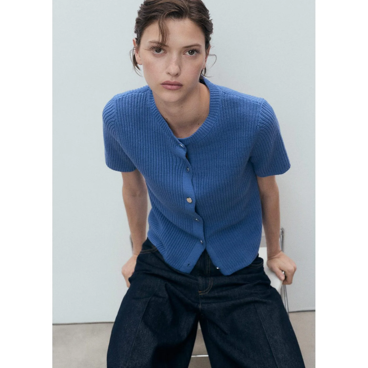 Cardigan Toti - Bleu Électrique - Image 2