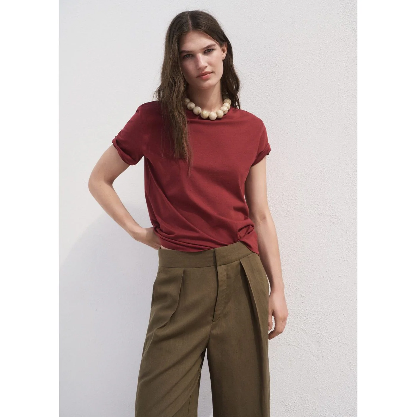 T-Shirt Chals - Grenat - Image 2