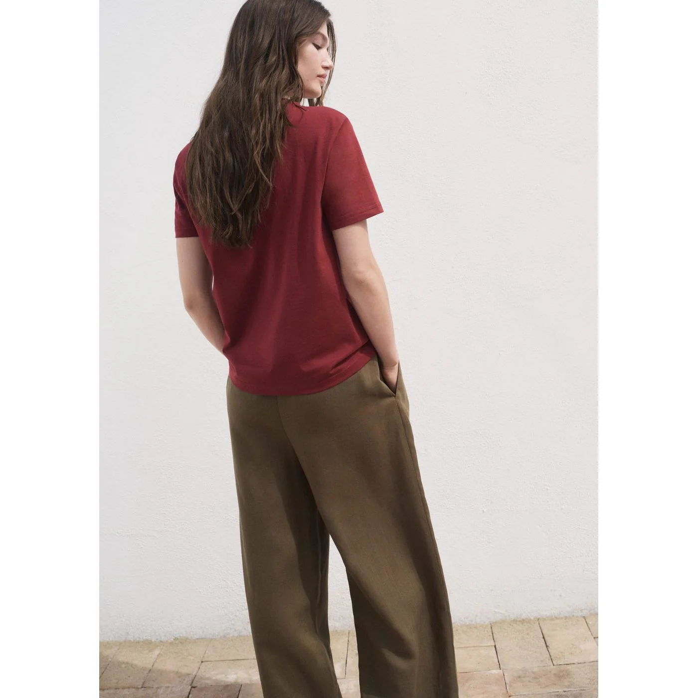T-Shirt Chals - Grenat - Image 3