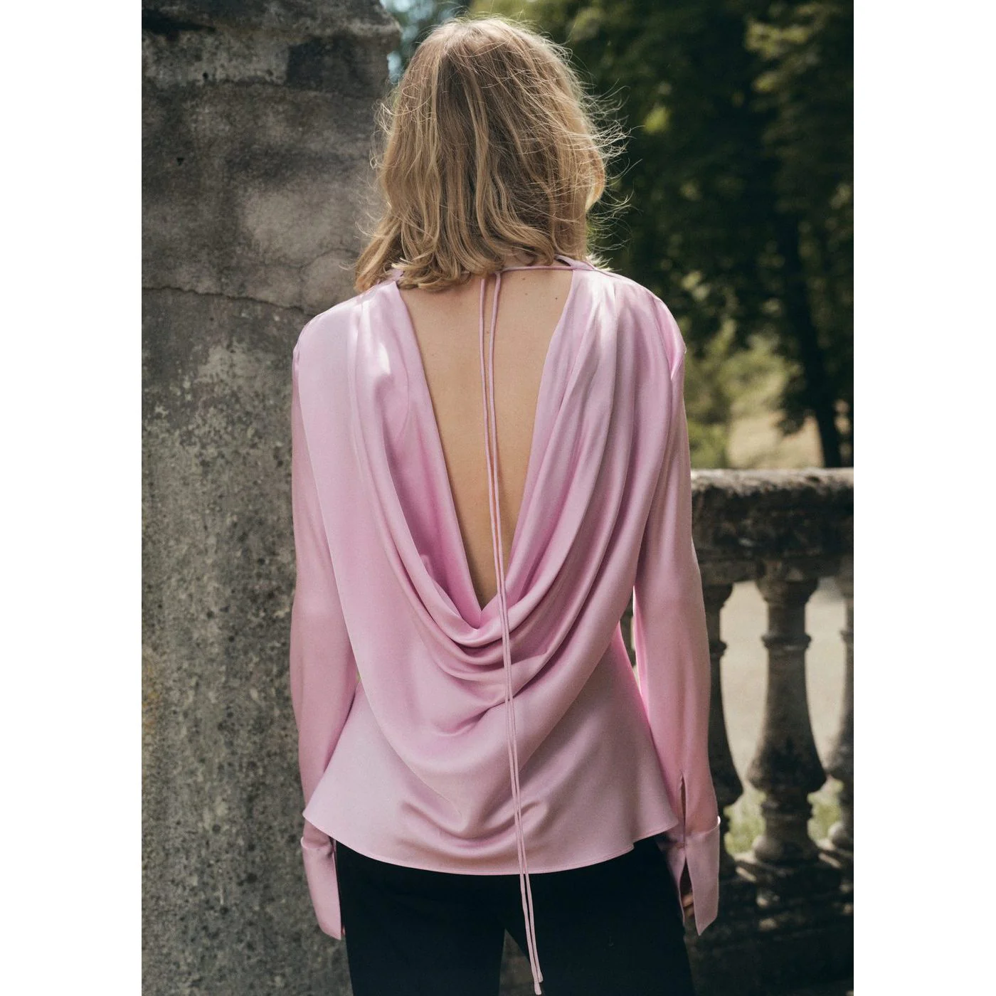 Blouse Galban - Pale Pink - Image 3