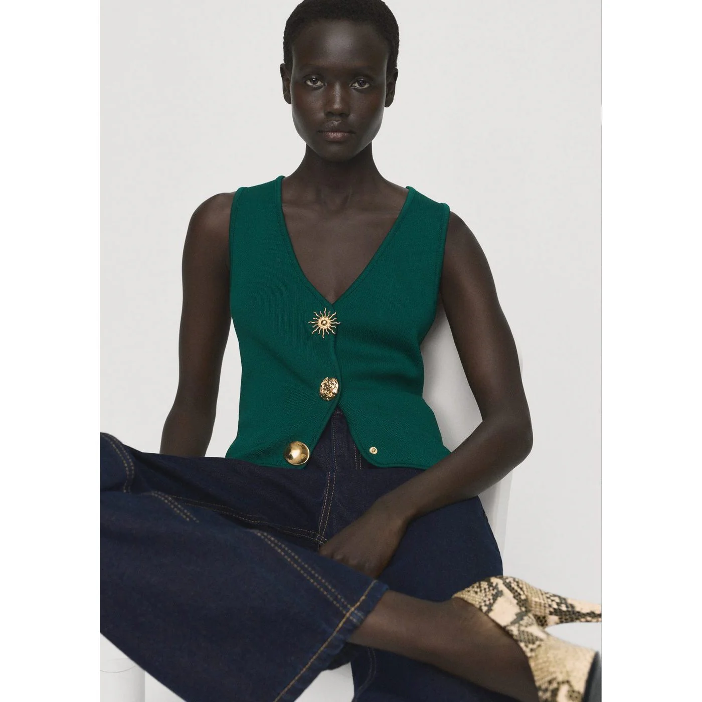 Manteau Antonia - Dark Green - Image 5