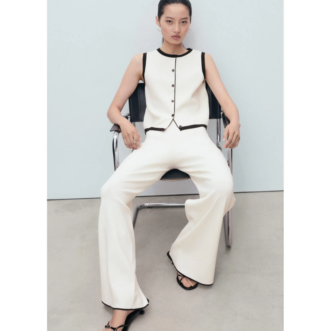 Pantalon Pipon - Ecru - Image 5