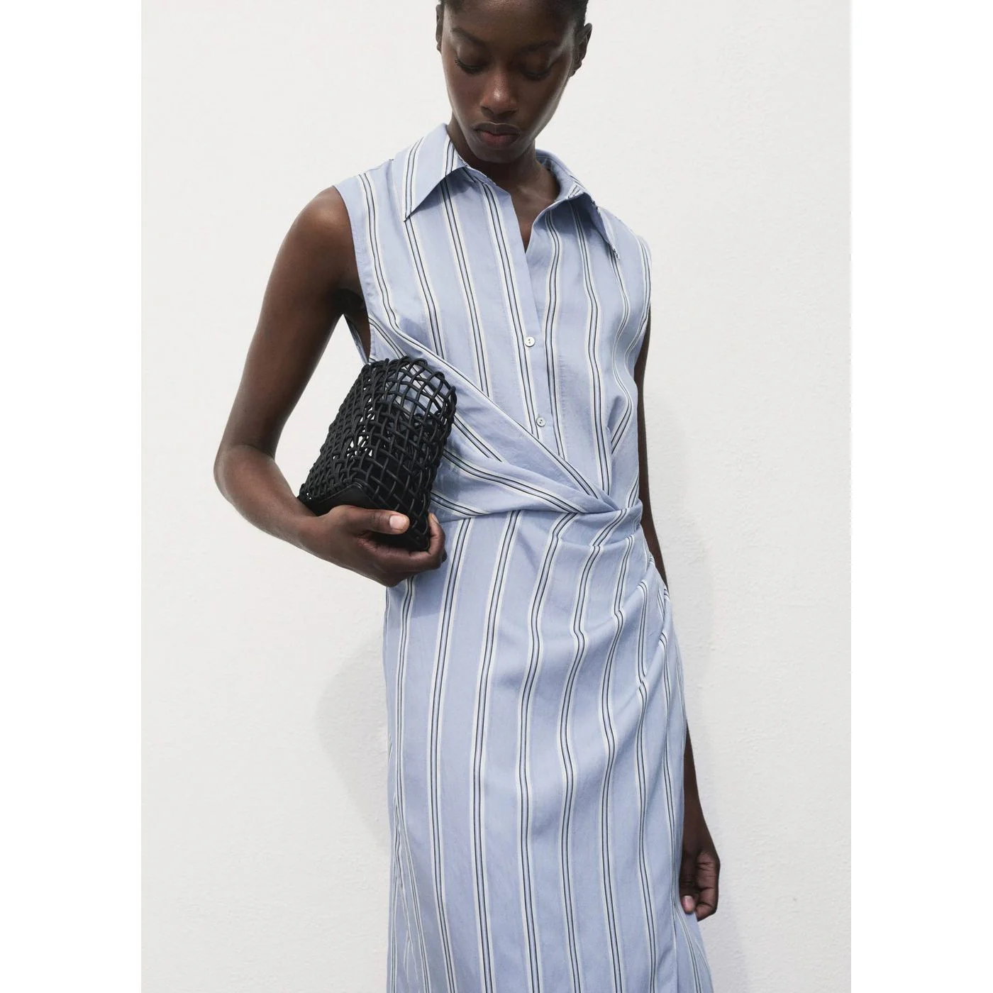 Robe Carol - Bleu - Image 2