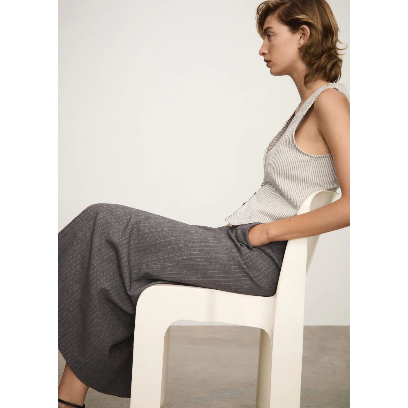 Gilet Unilauri - Beige - Image 3