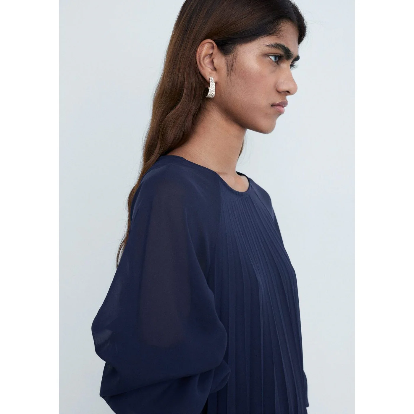 Robe Dalia-A - Dark Navy - Image 4