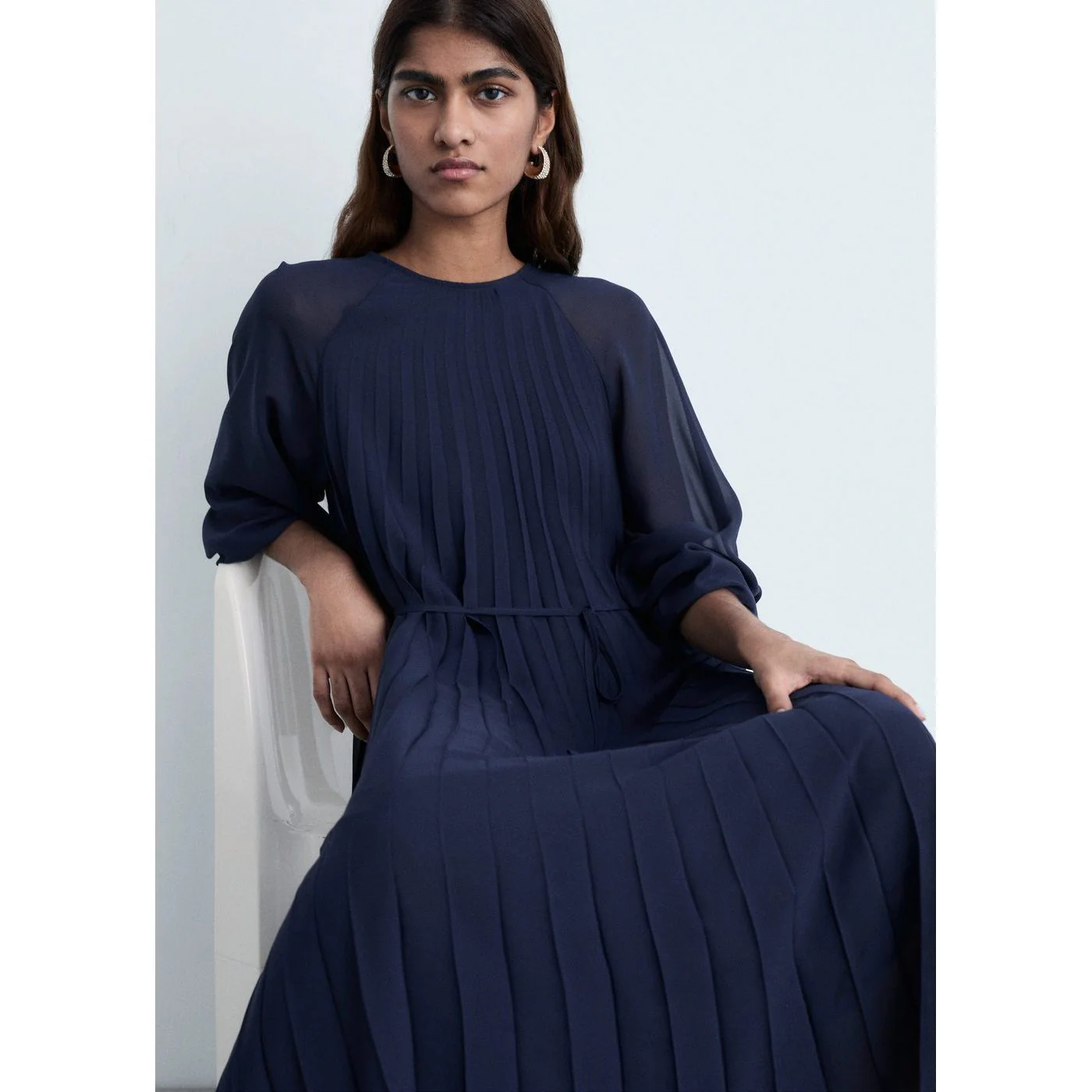 Robe Dalia-A - Dark Navy - Image 5
