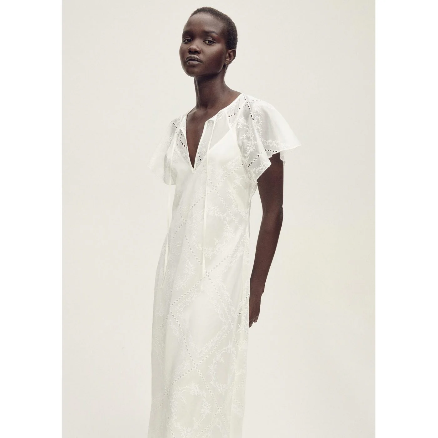Robe Moss - Blanc - Image 4