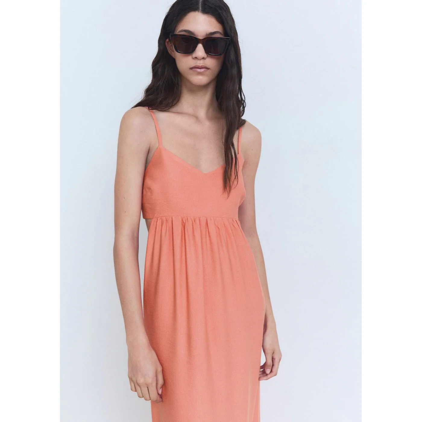 Robe Girly - Coral Red - Image 2
