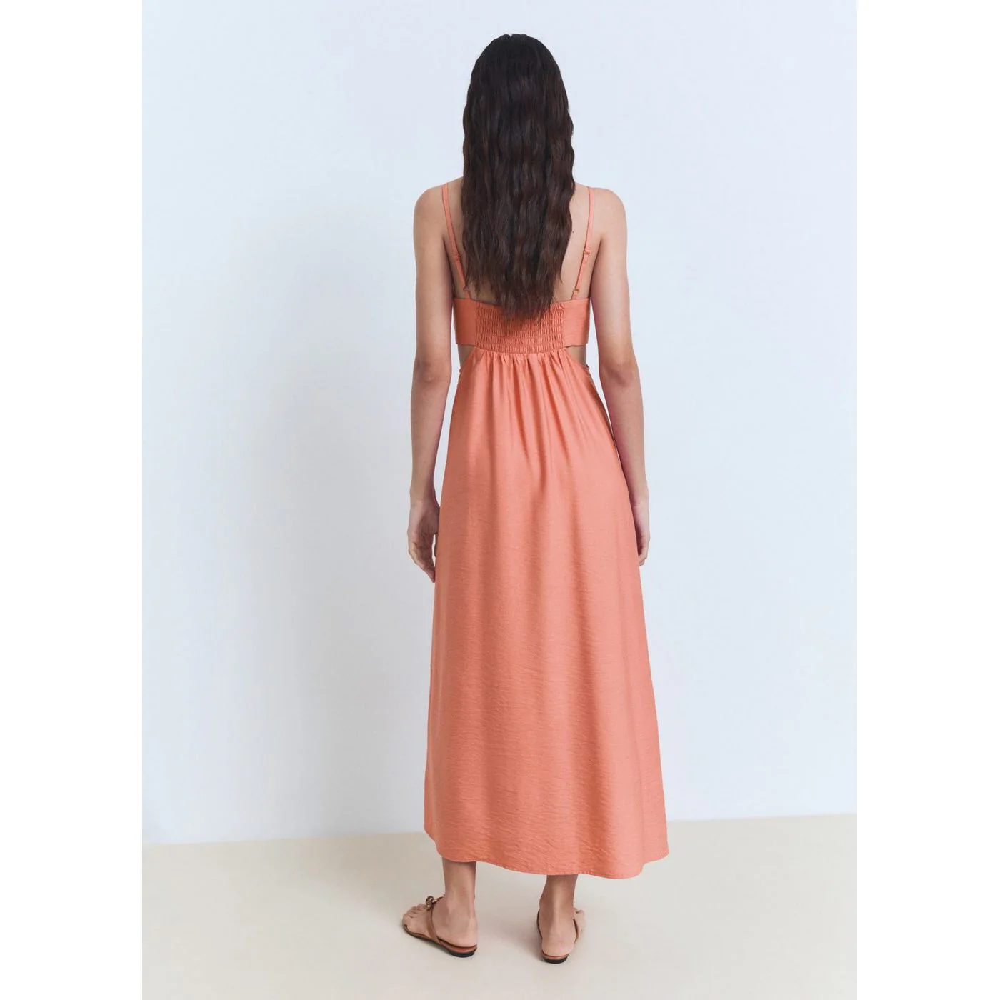 Robe Girly - Coral Red - Image 3