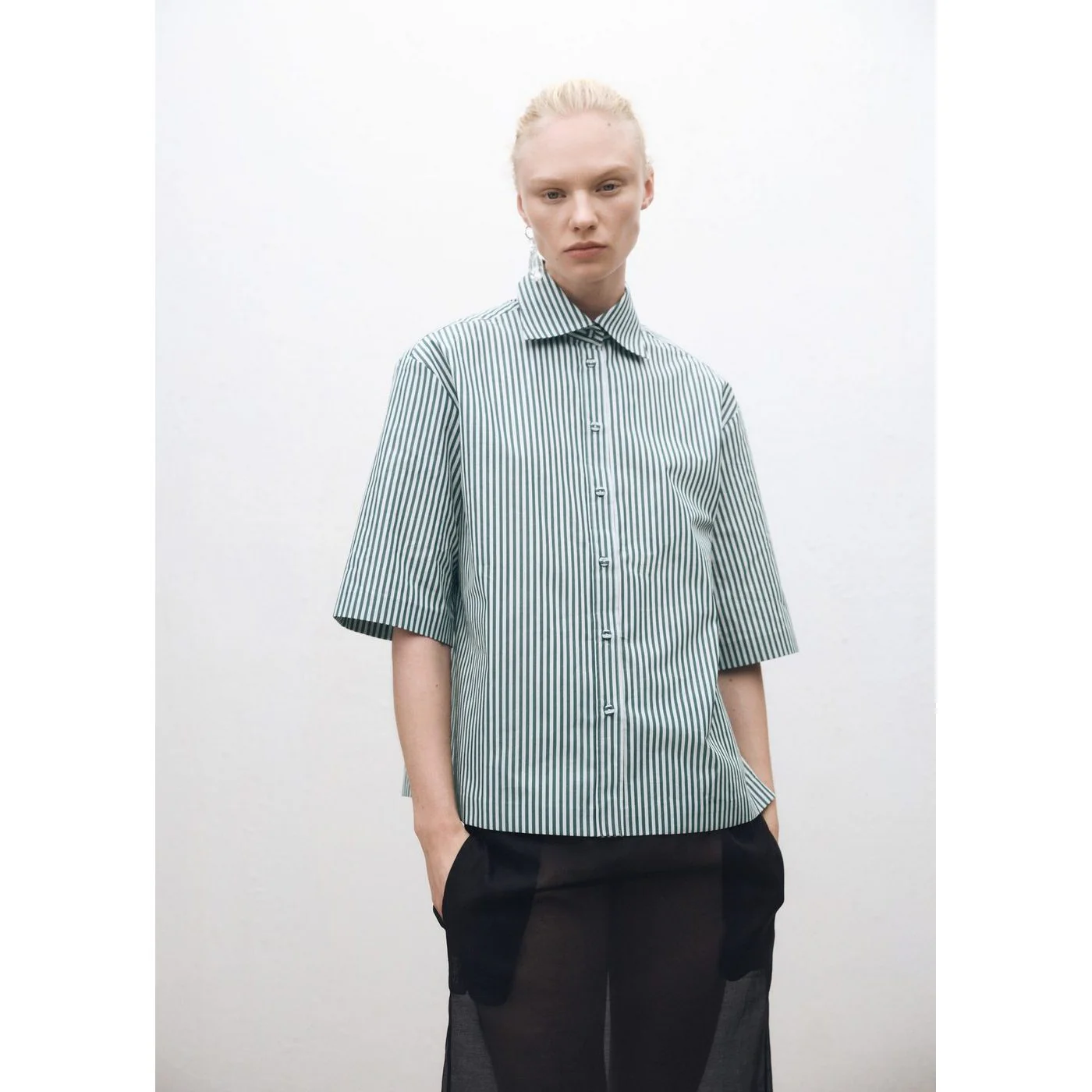 Chemise Serena - Vert Forêt - Image 2
