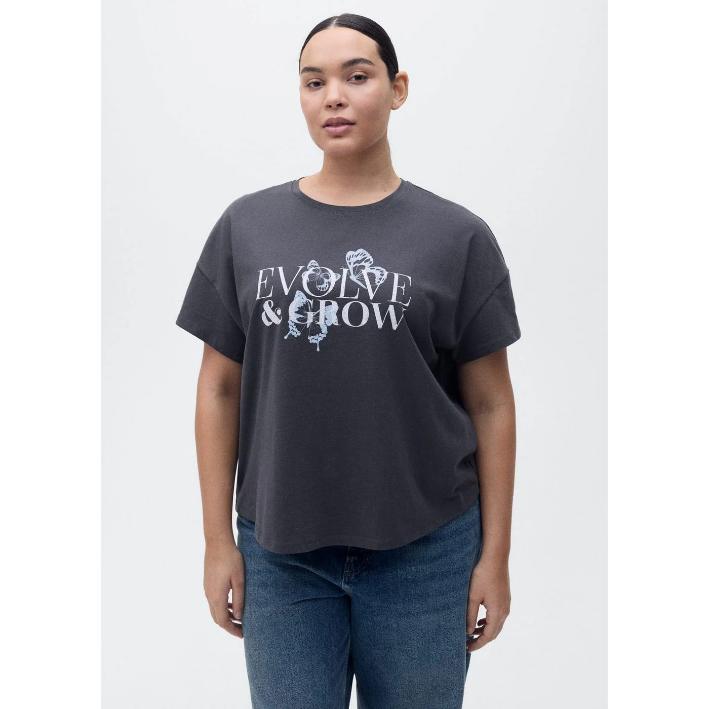 T-Shirt Ilustra - Charcoal - Image 7