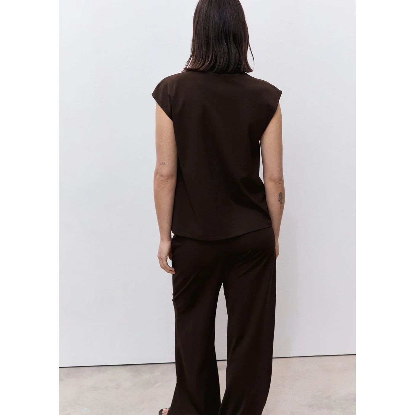 T-Shirt Candelam - Chocolat - Image 3