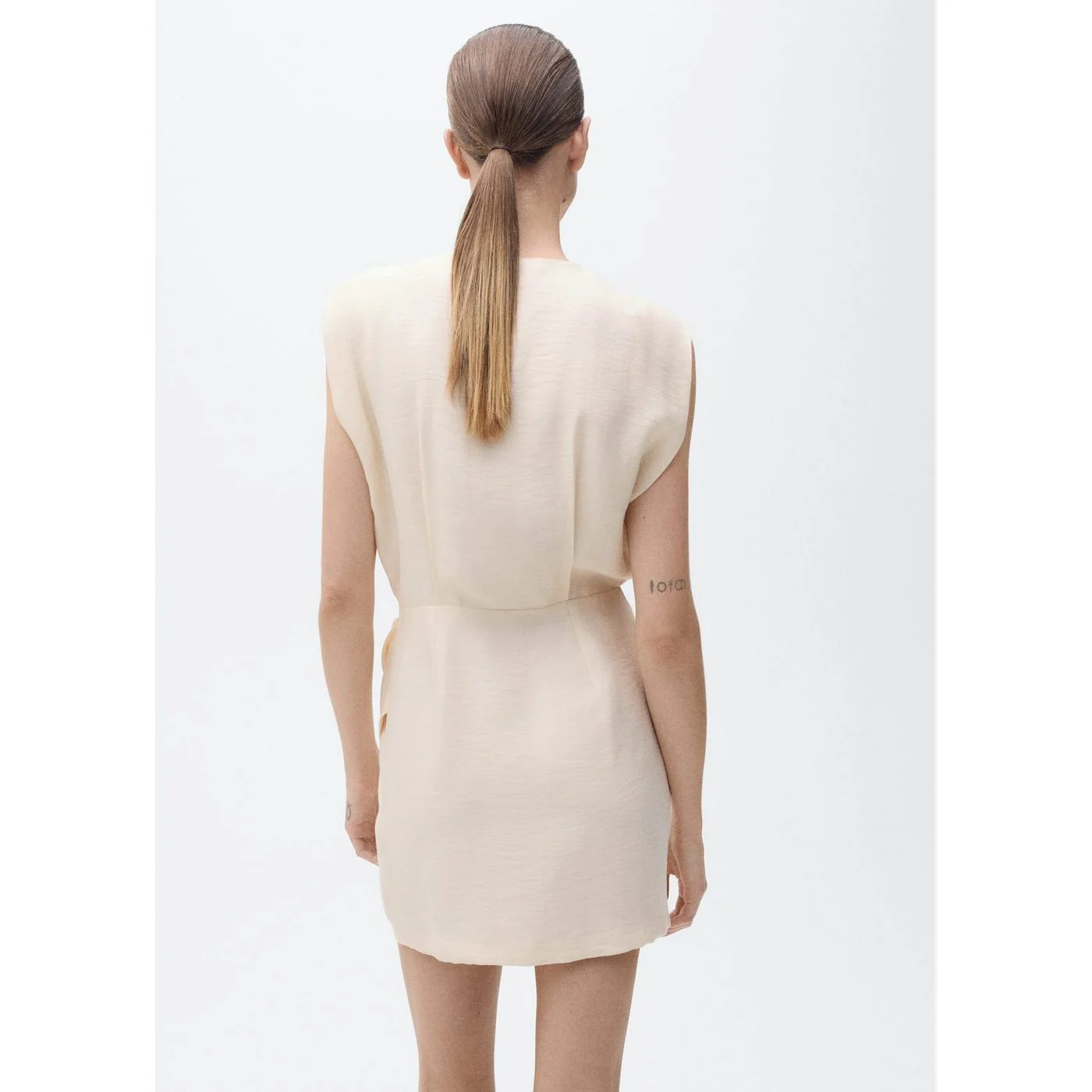 Robe Vene - Ecru - Image 3