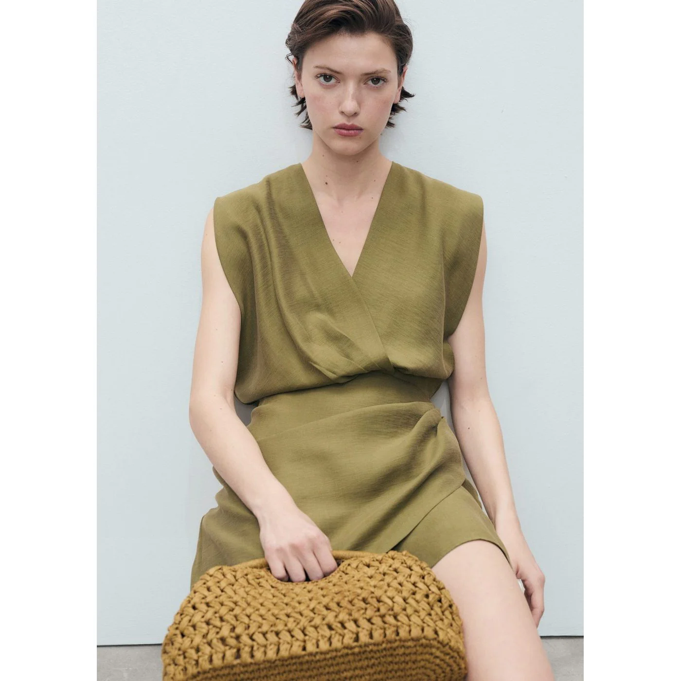 Robe Vene - Khaki - Image 5