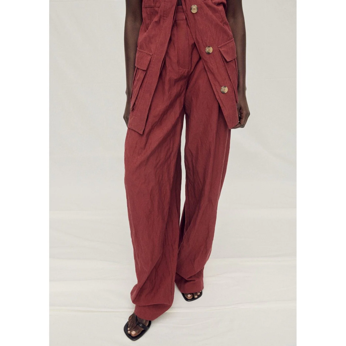 Pantalon Beets - Vin - Image 2