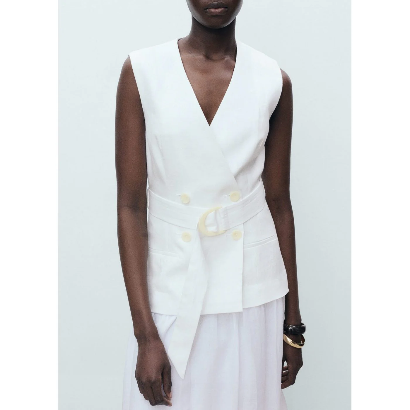 Robe Mariona - White - Image 4