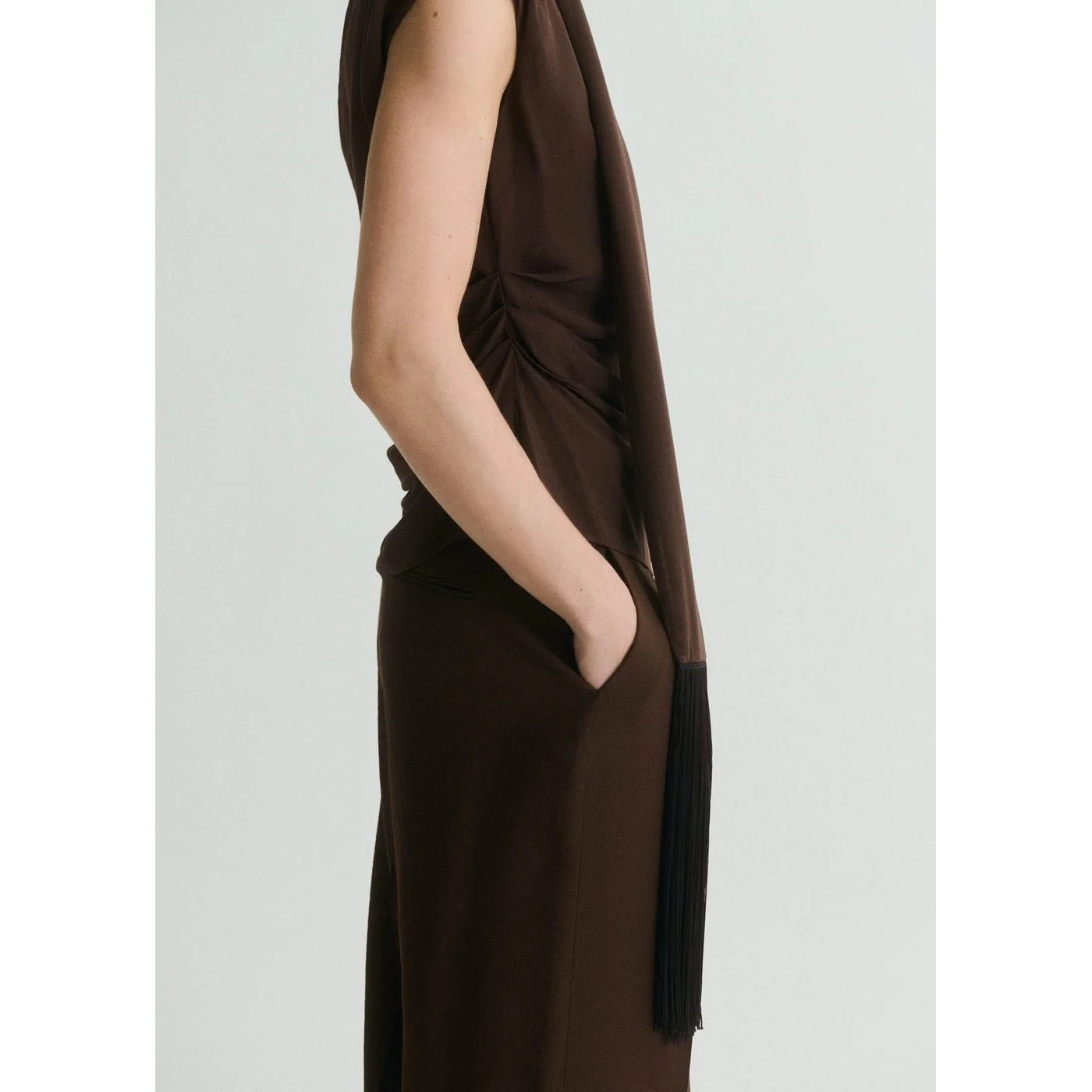 Blouse Flequi - Brun - Image 5