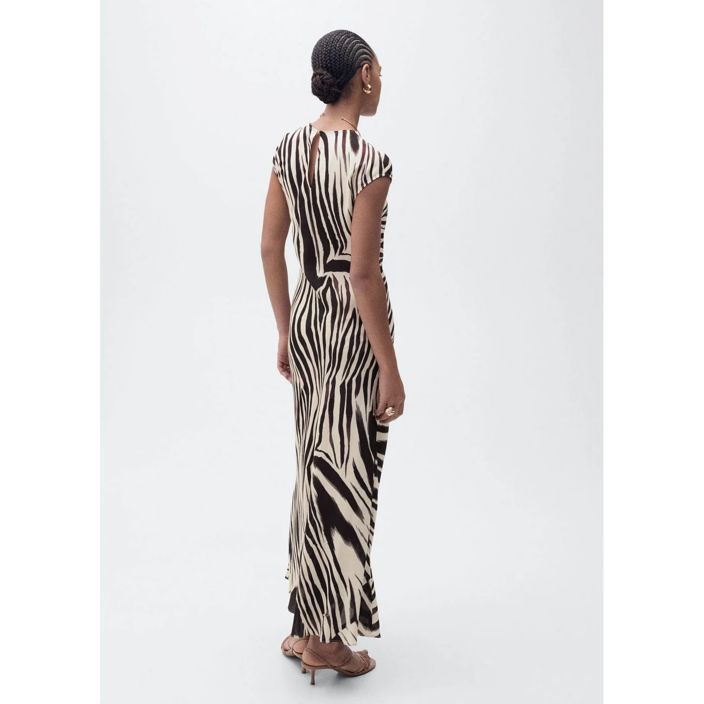 Robe Zebri - Ecru - Image 3