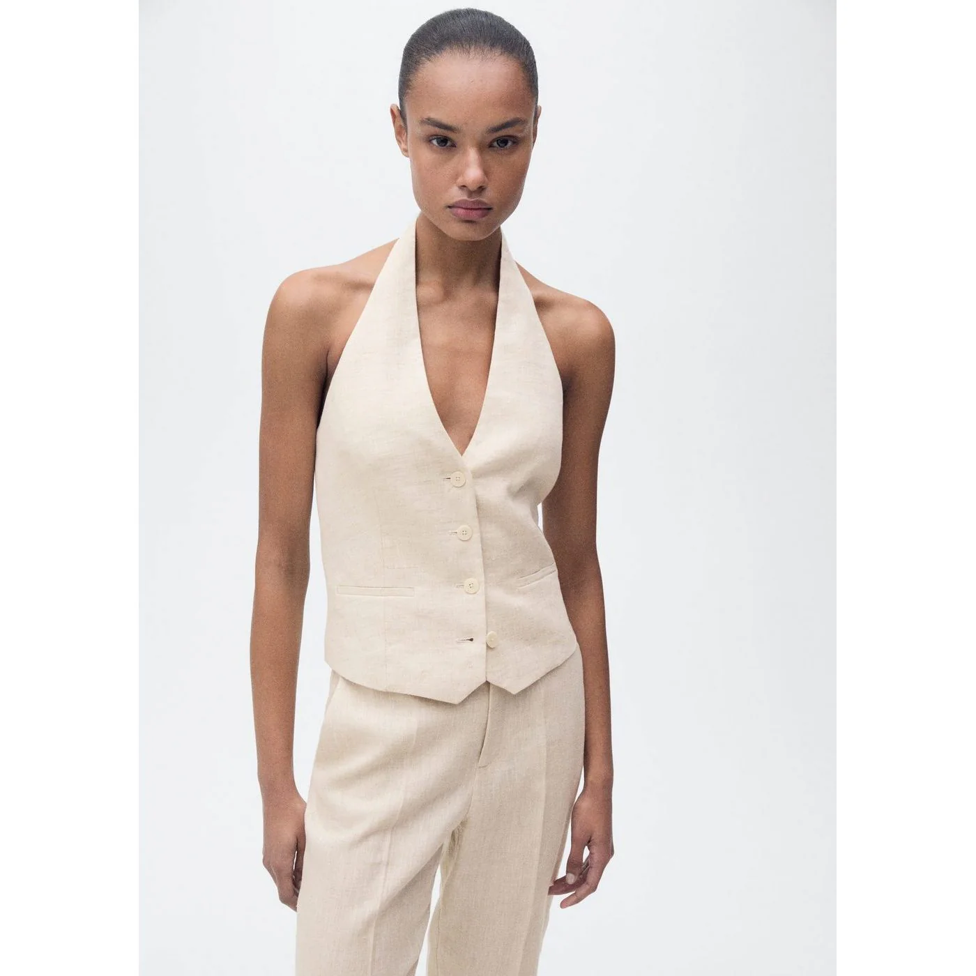 Gilet Boreli - Gris Clair/Pastel - Image 2