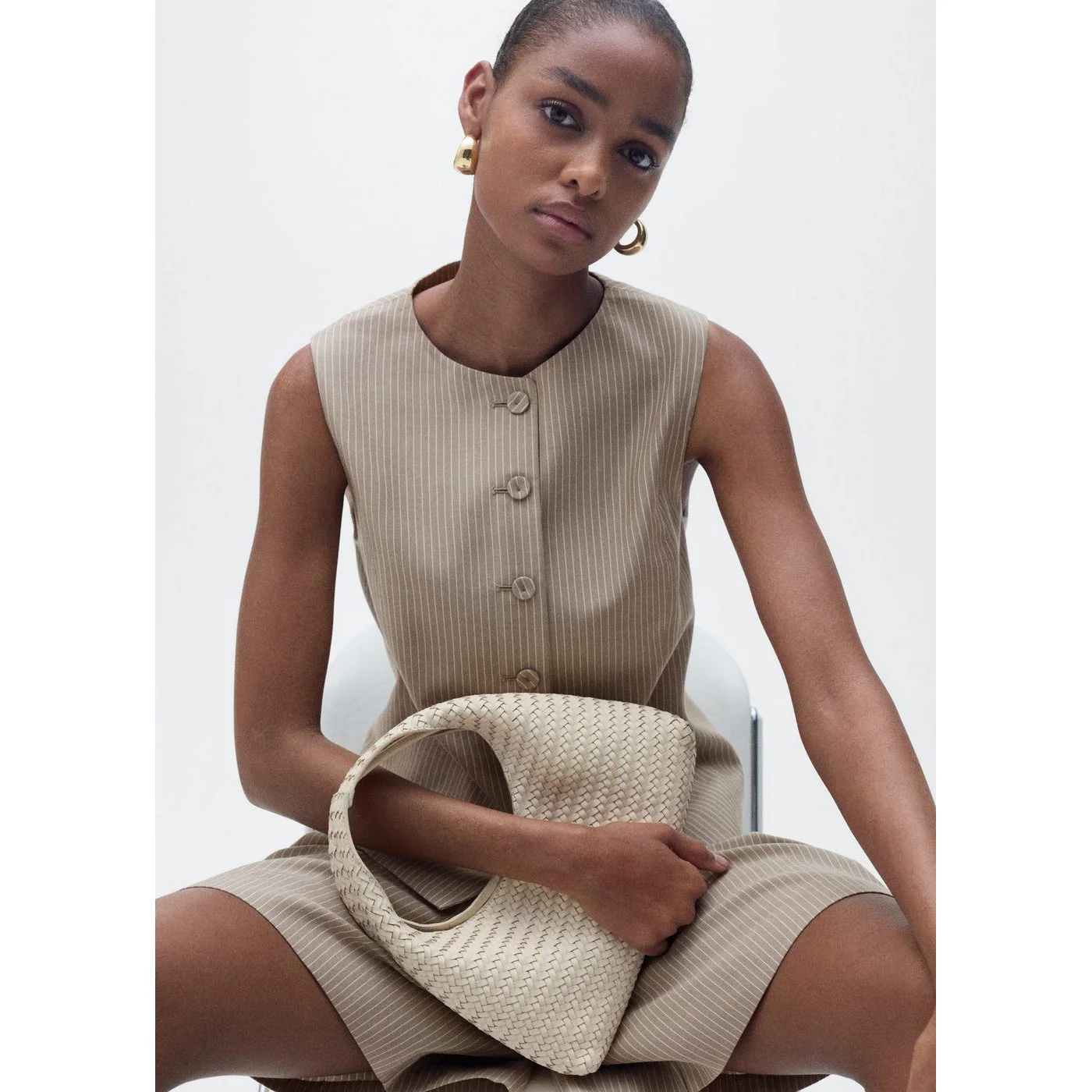 Gilet Vivian - Brun Moyen - Image 5