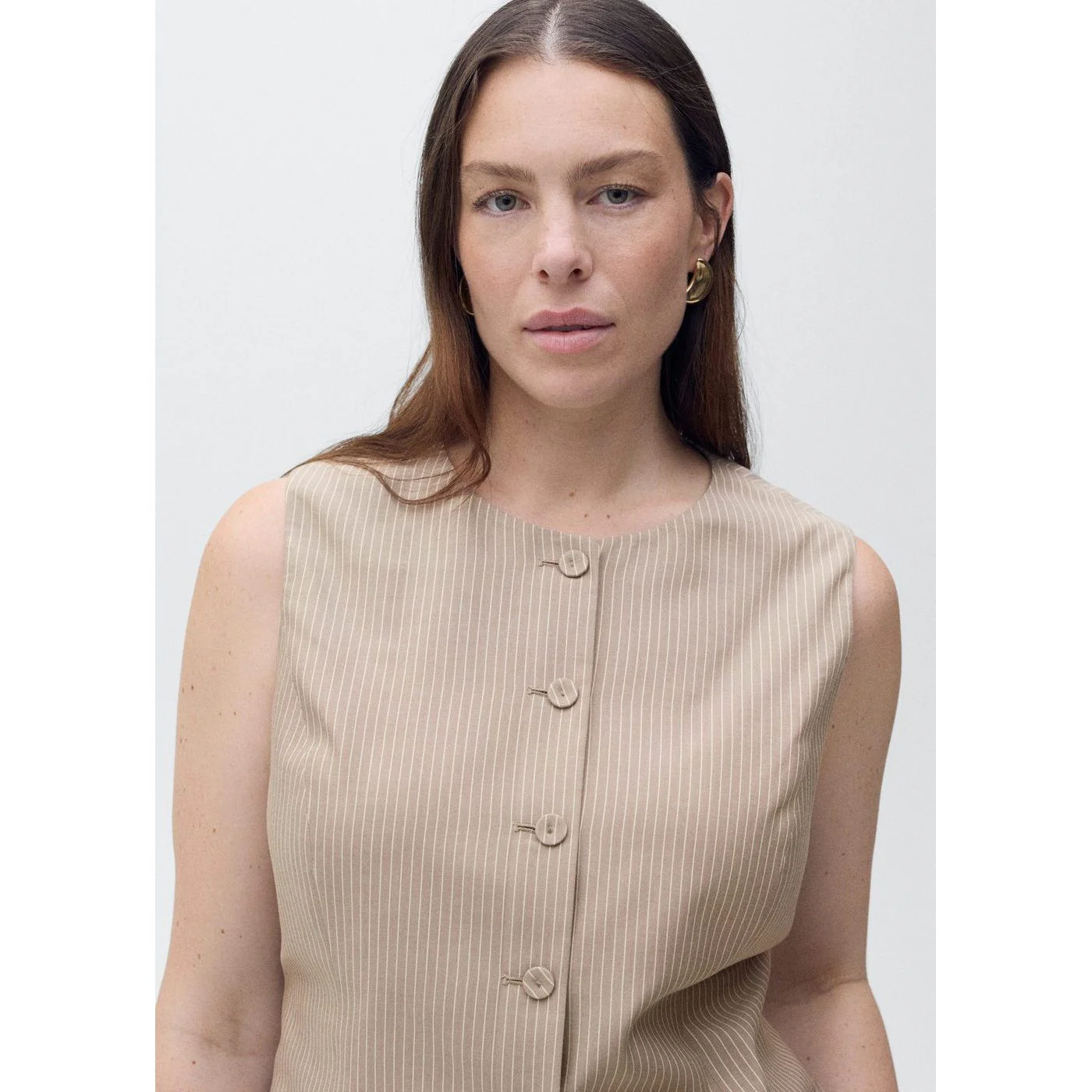 Gilet Vivian - Brun Moyen - Image 7