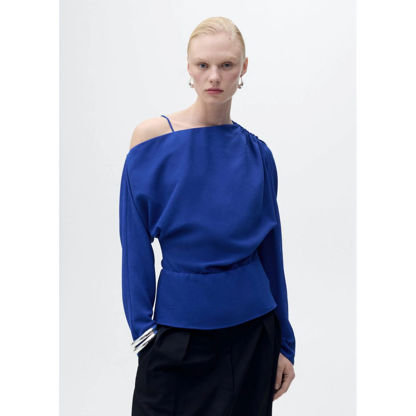 Blouse Electric - Vibrant Blue - Image 2