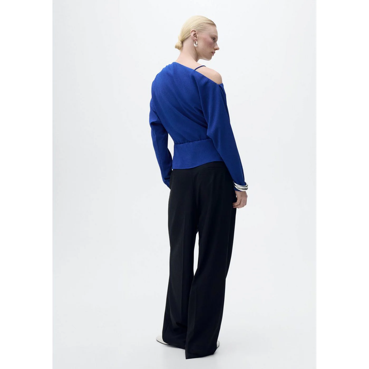 Blouse Electric - Vibrant Blue - Image 3