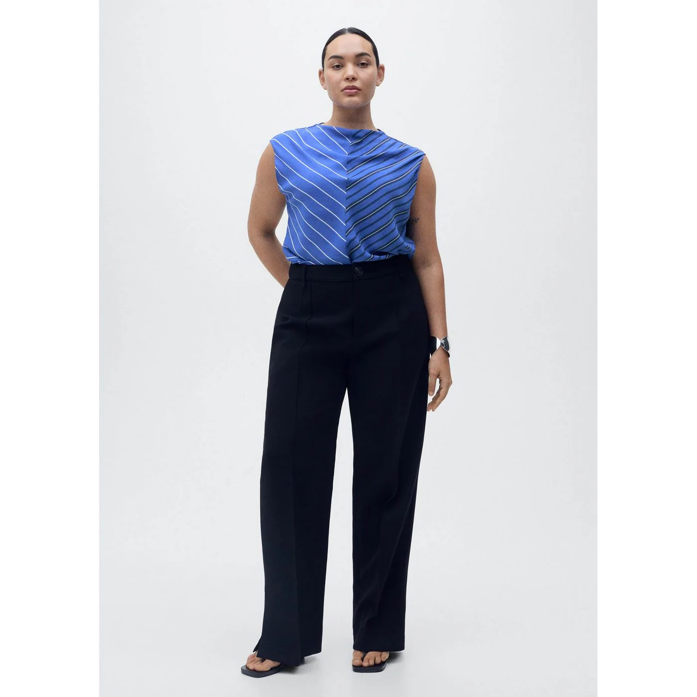 Blouse Noeli - Bleu - Image 5