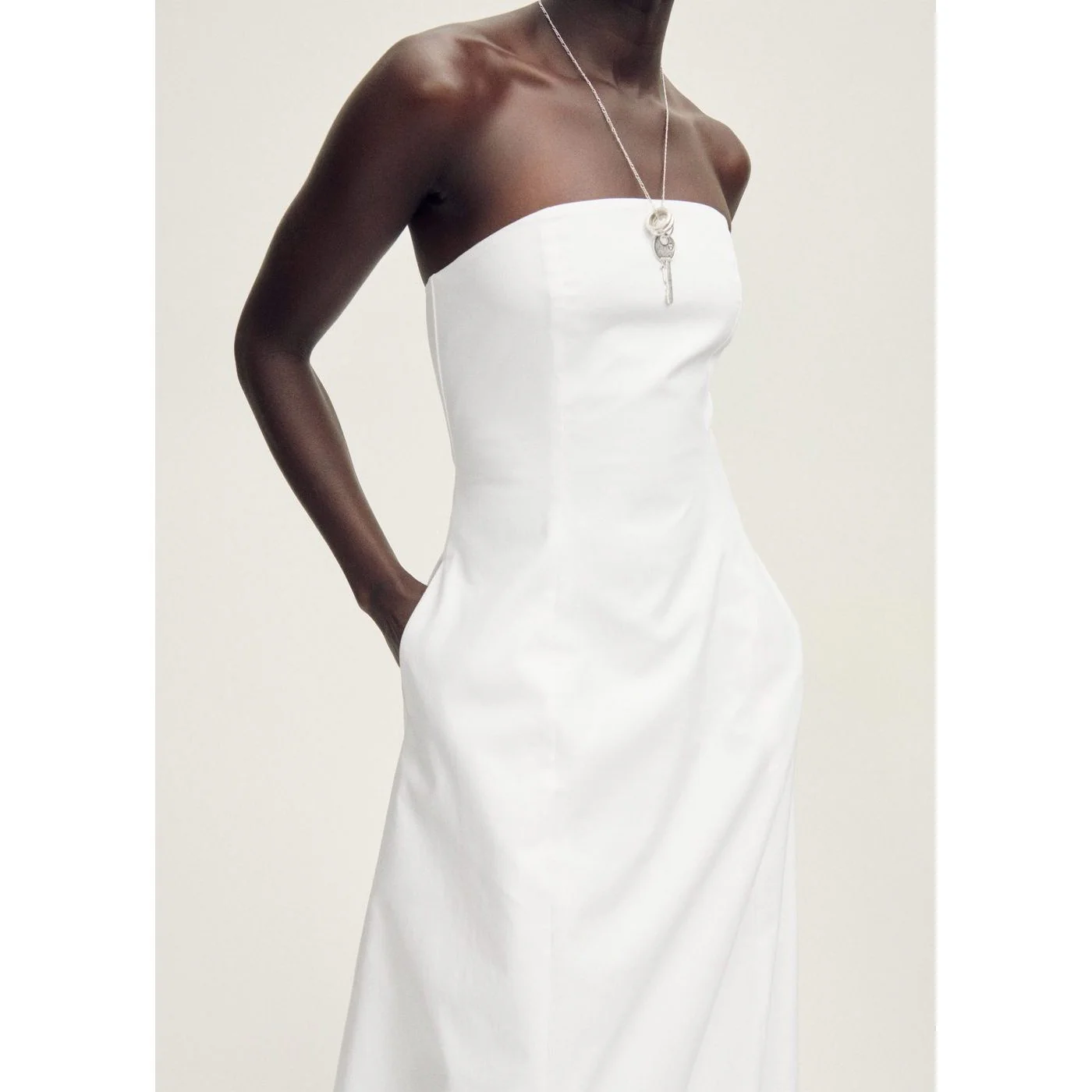 Robe Rita - Blanc - Image 5