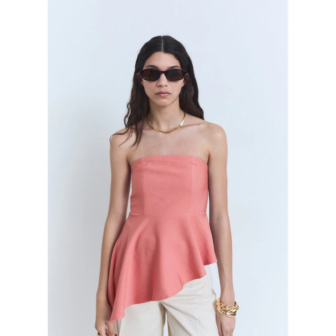 Top Girly - Coral Red - Image 2