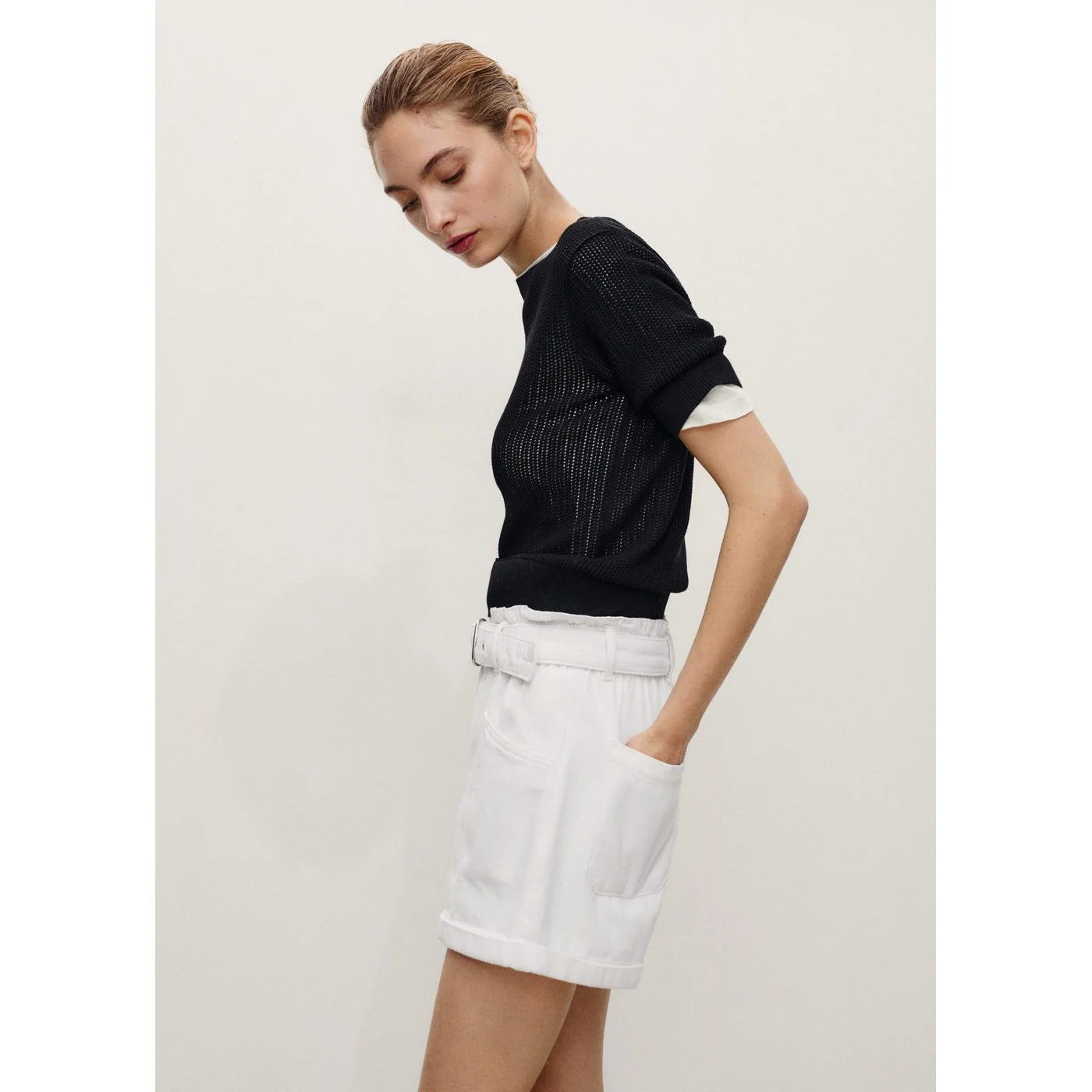 Short Delia - Blanc - Image 5