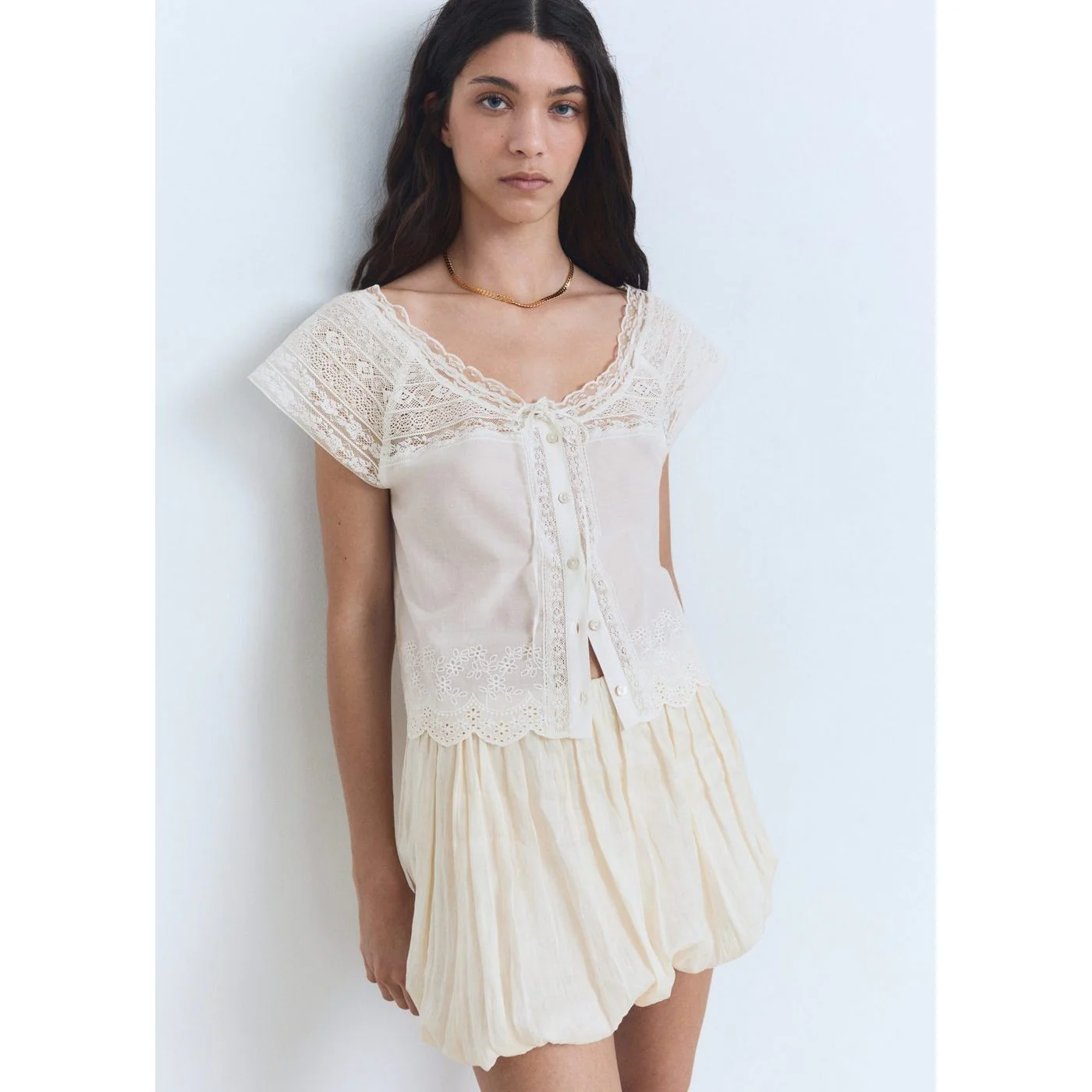 Blouse Pretty - Blanc Cassé - Image 2