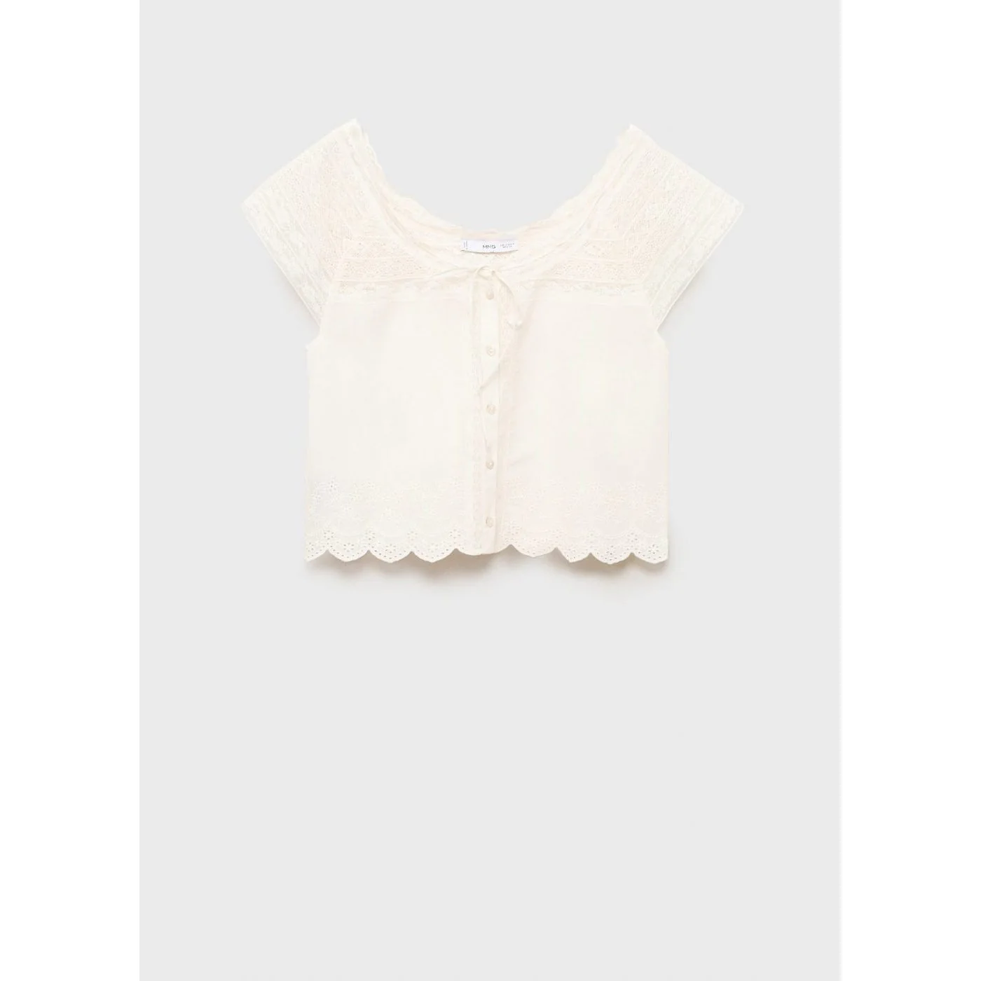 Blouse Pretty - Blanc Cassé - Image 6
