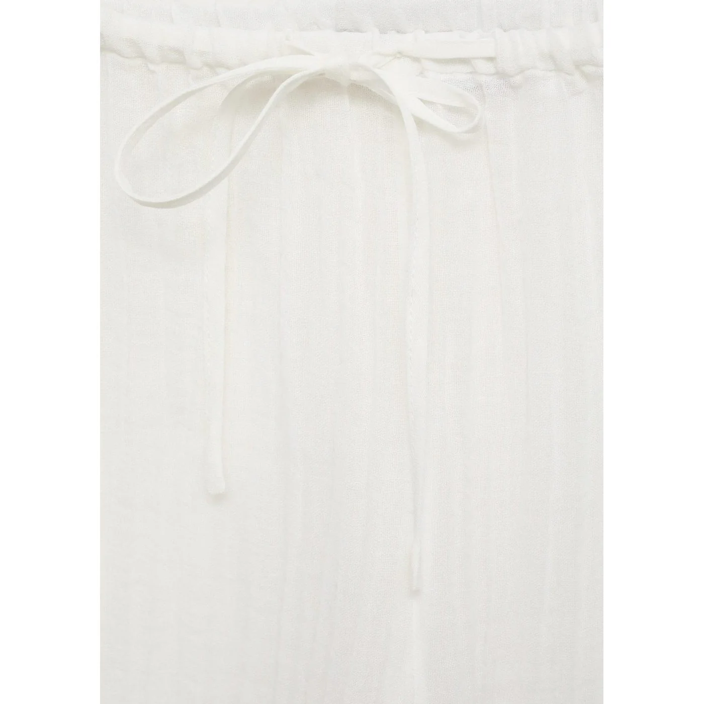 Pantalon Wrinkle - Blanc - Image 4
