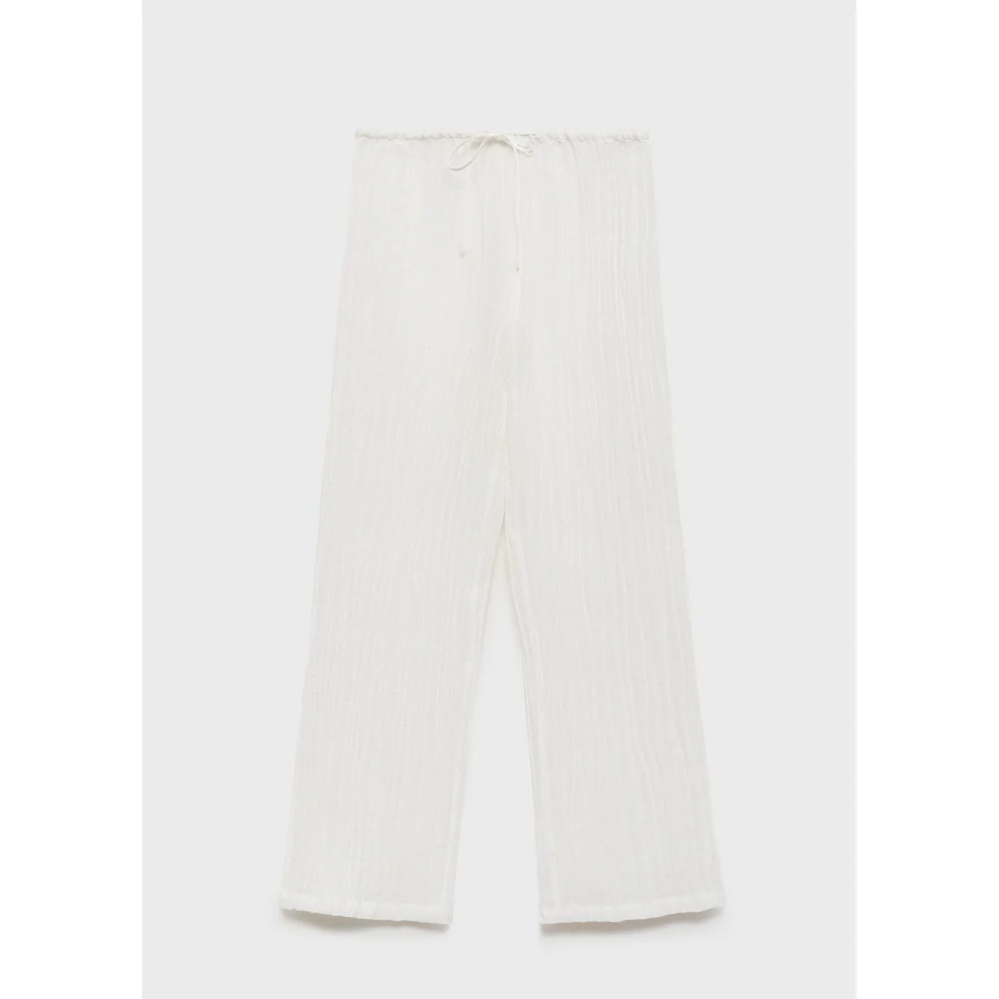 Pantalon Wrinkle - Blanc - Image 5
