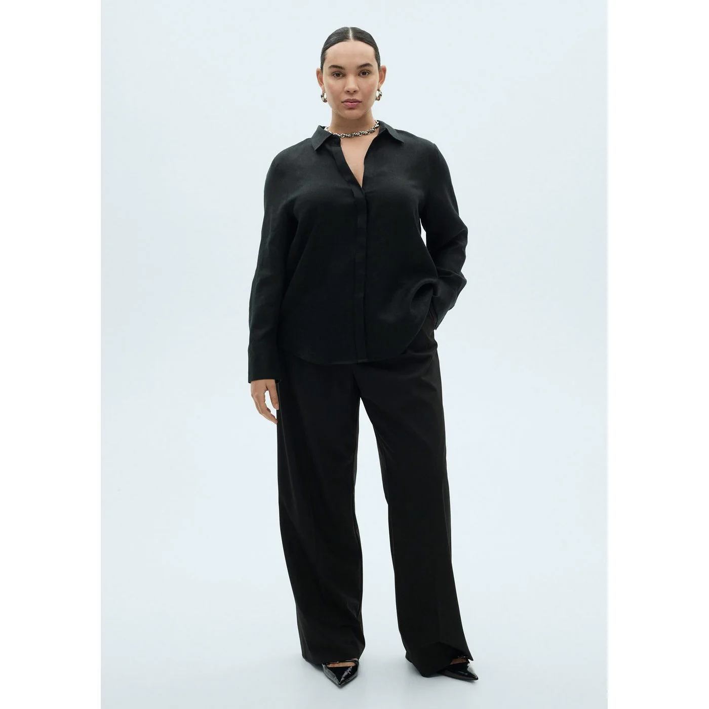 Chemise Samara - Noir - Image 6