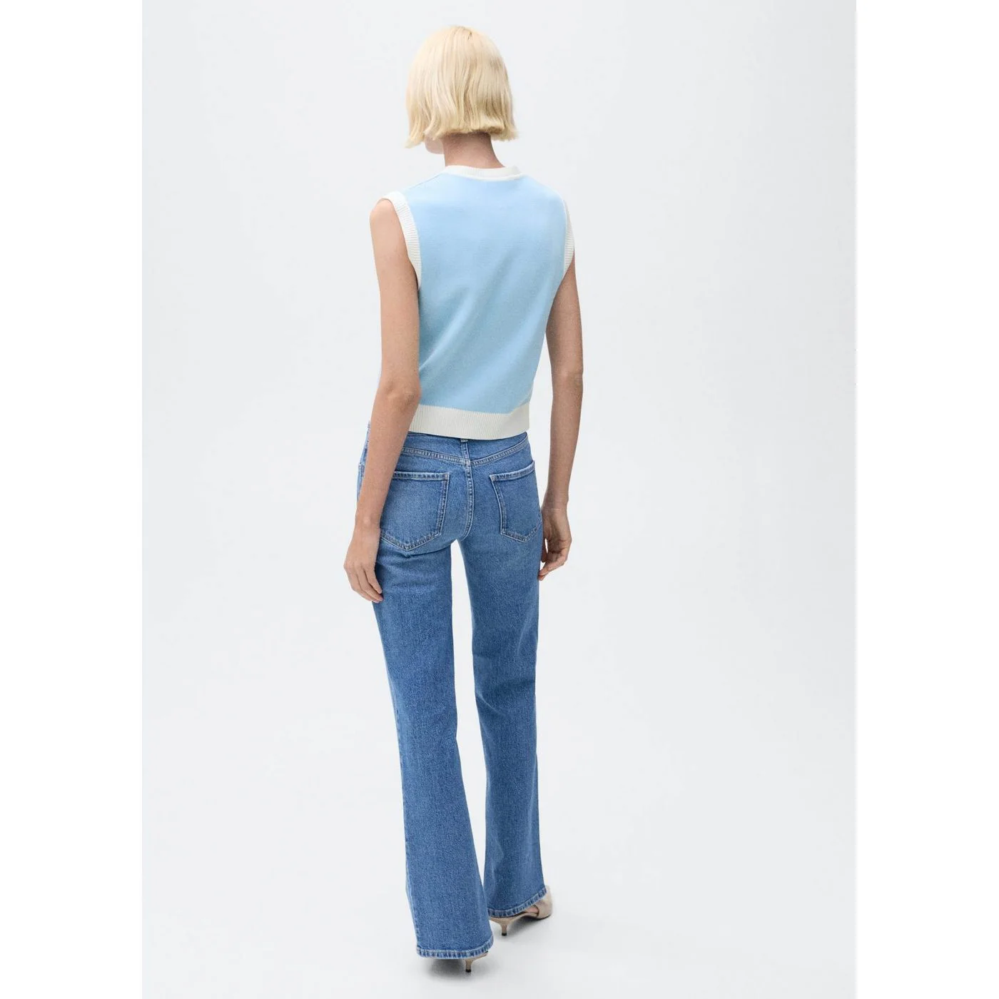 Gilet Pia - Turquoise - Image 3
