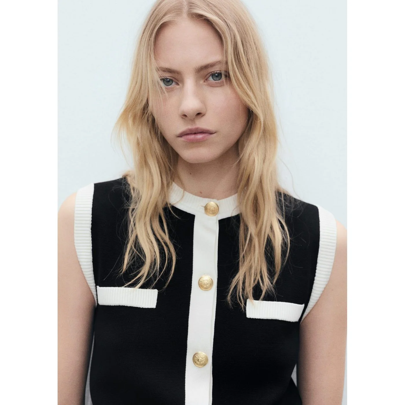 Gilet Pia - Noir - Image 2