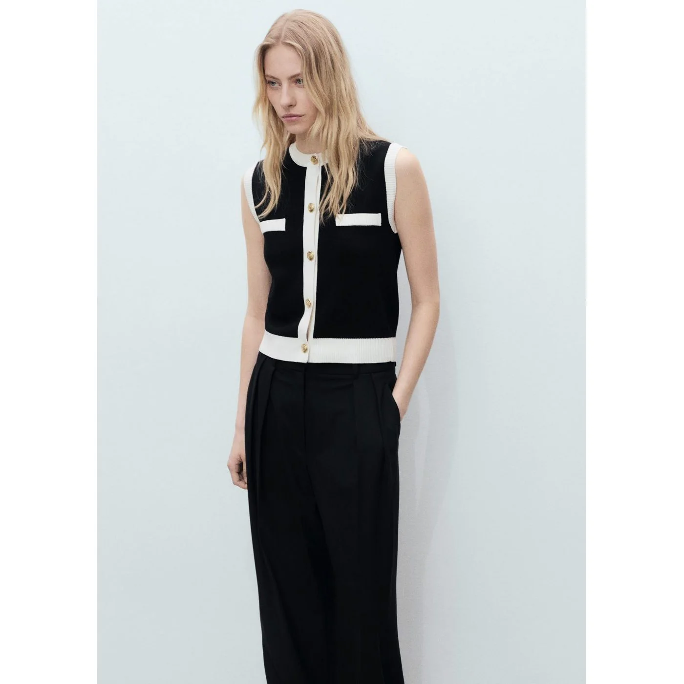 Gilet Pia - Noir - Image 4