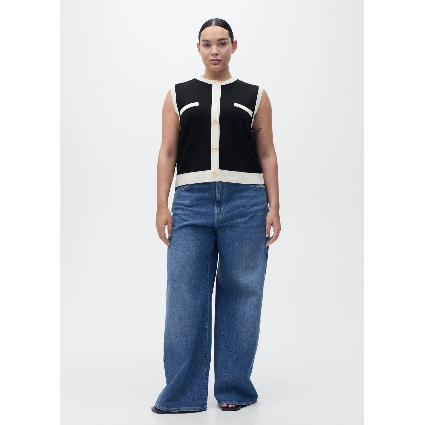 Gilet Pia - Noir - Image 5