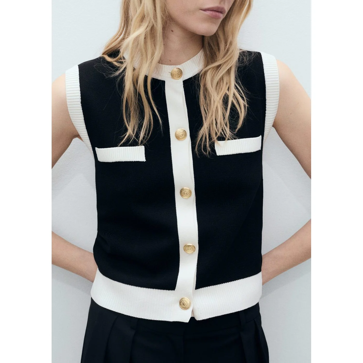 Gilet Pia - Noir - Image 8