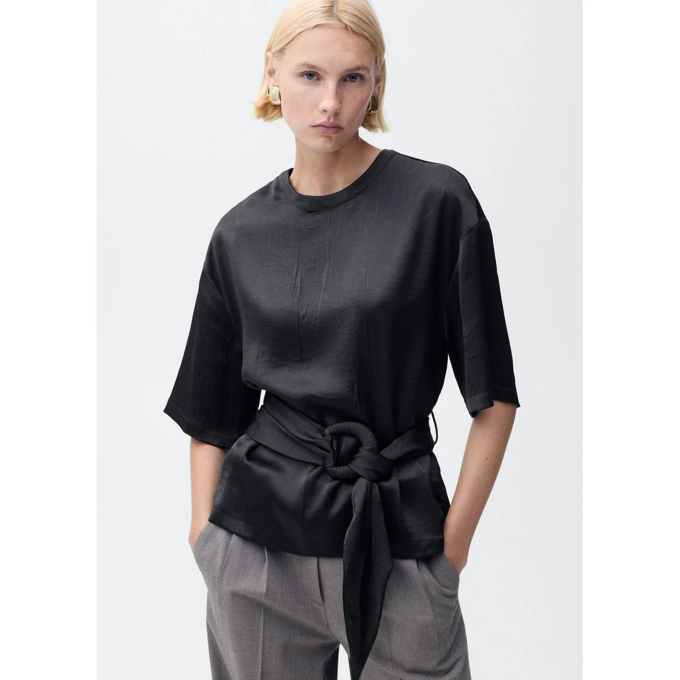 Blouse Cami - Black - Image 2