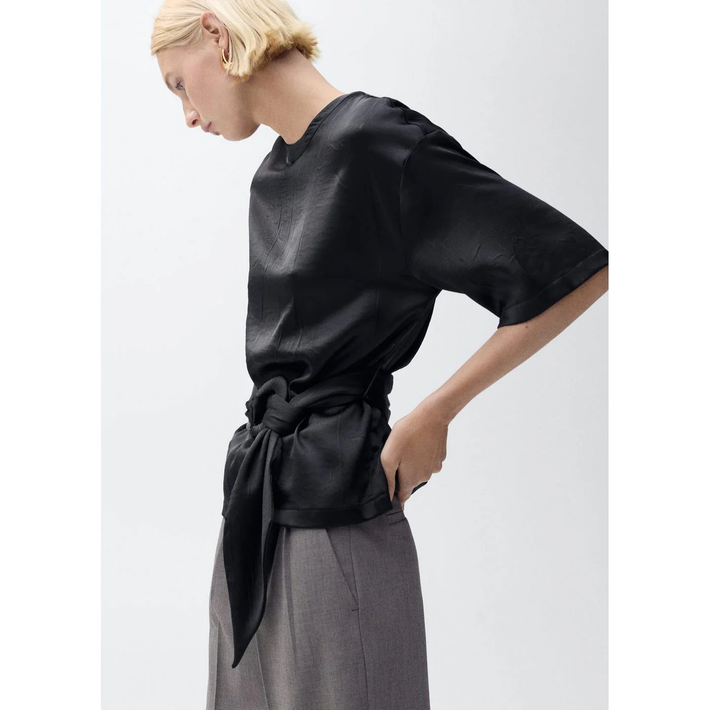 Blouse Cami - Black - Image 5