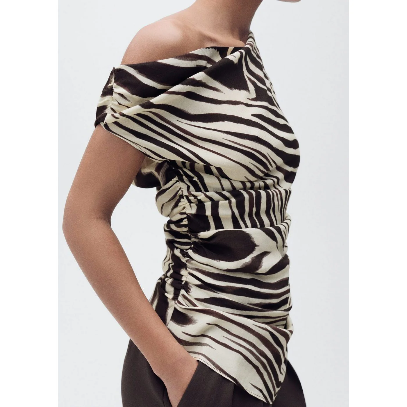Blouse Zebri - Ecru - Image 4