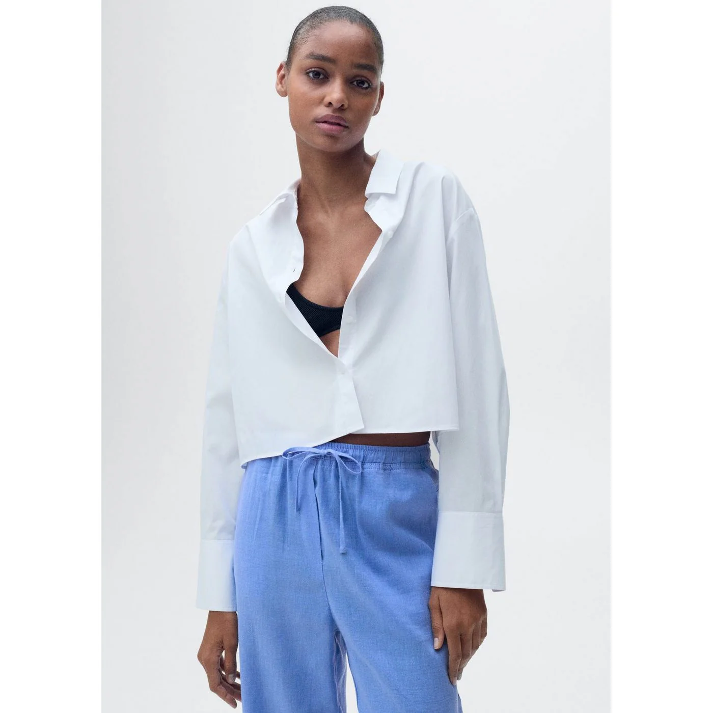Pantalon Linen - Bleu - Image 4