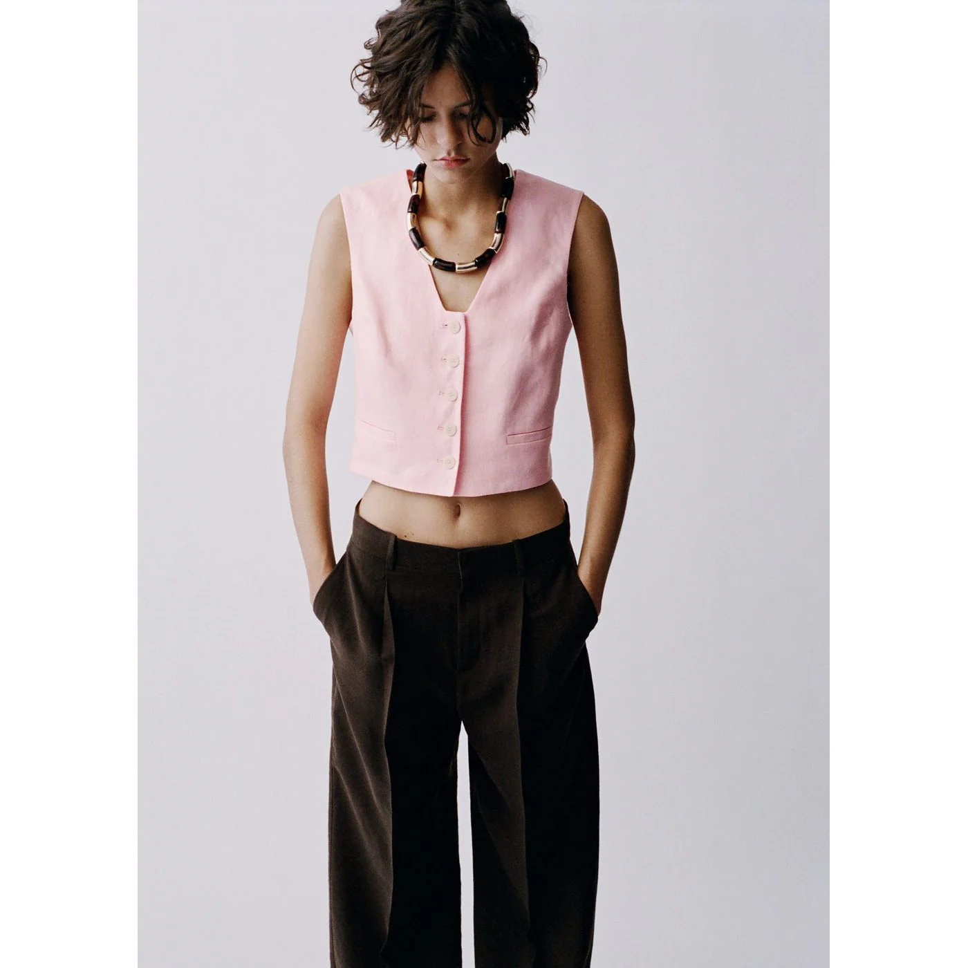 Manteau Boreli - Light Pink - Image 3