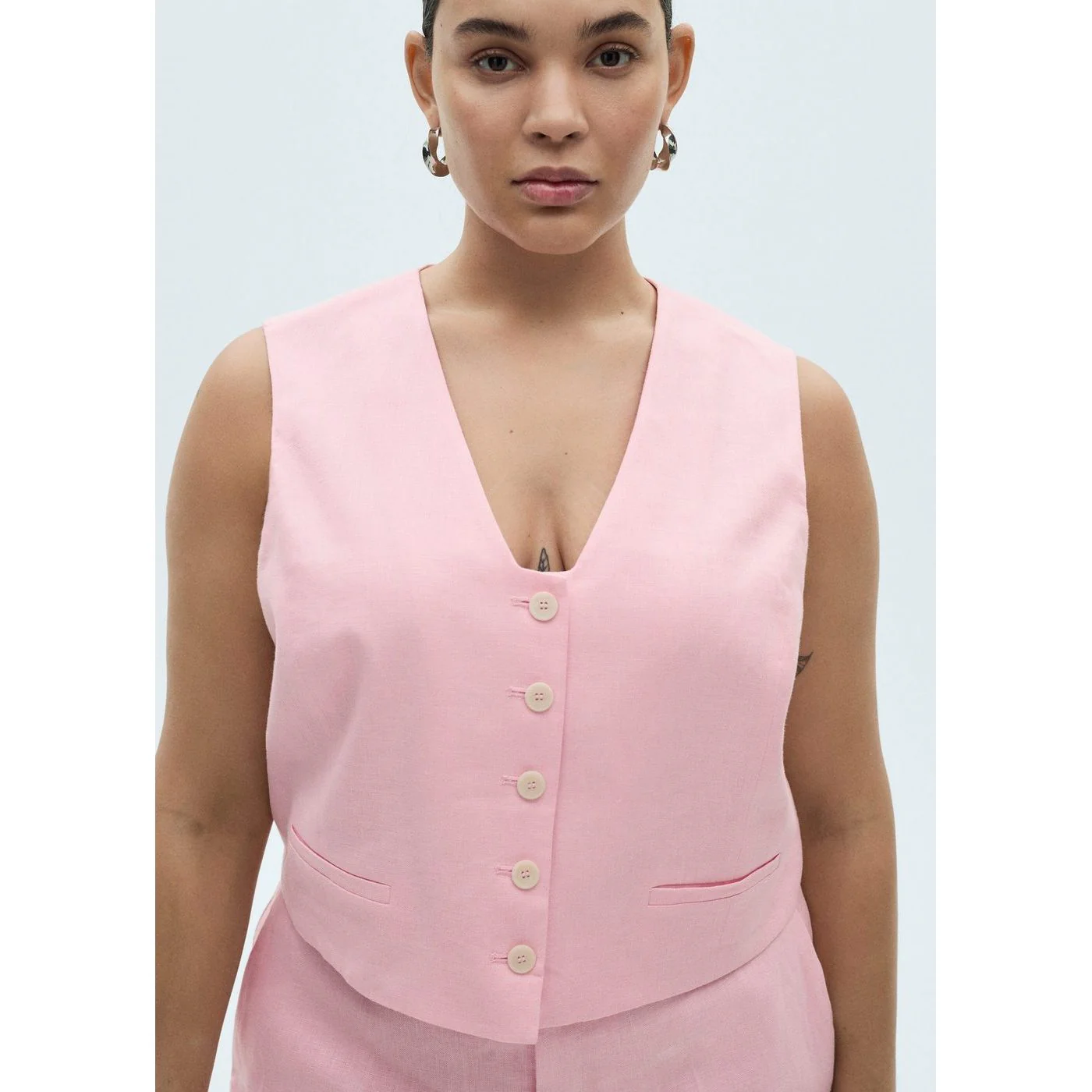 Manteau Boreli - Light Pink - Image 5