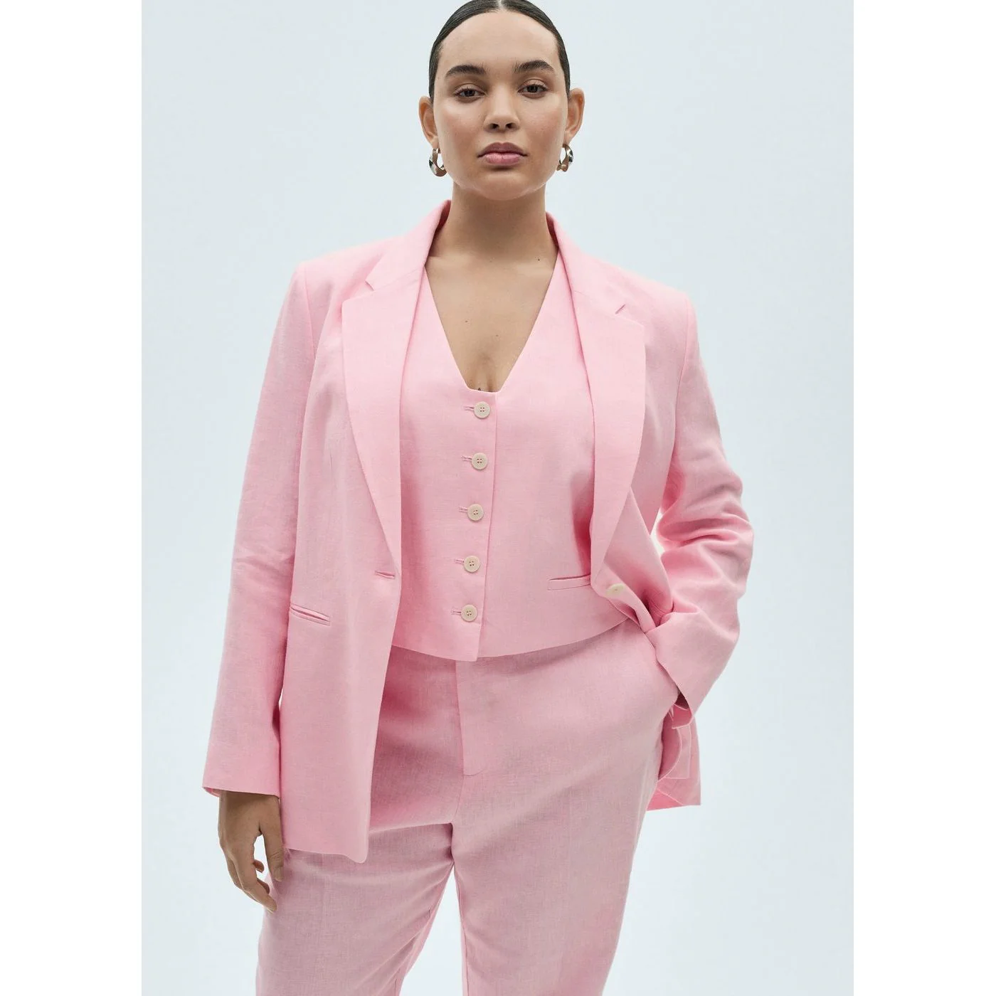 Manteau Boreli - Light Pink - Image 6