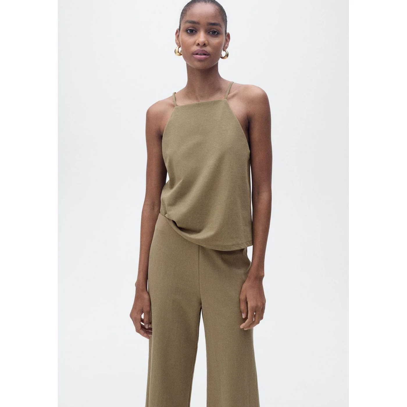 Pantalon Catleen - Kaki - Image 4